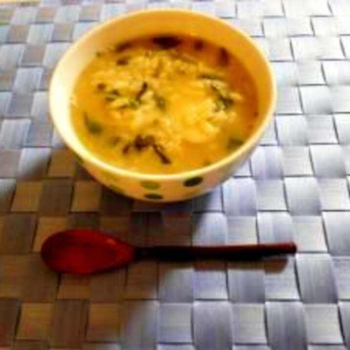 お味噌で味つけ♪ 食べやすい七草がゆ☆